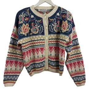 NWT Casual Corner Melbourne Country Button Down Cardigan Size M